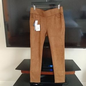 Lola Jeans NWT Tan Ultrasuede Leggings